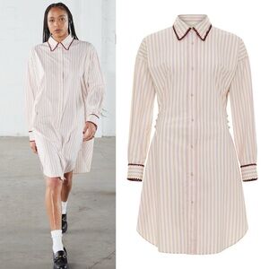 NWT Carolina K Luca Shirt Dress Striped XS